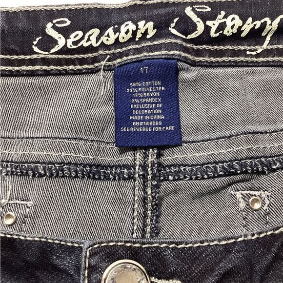 NWT Season story Dark Wash Size 17 - Picture 3 of 9